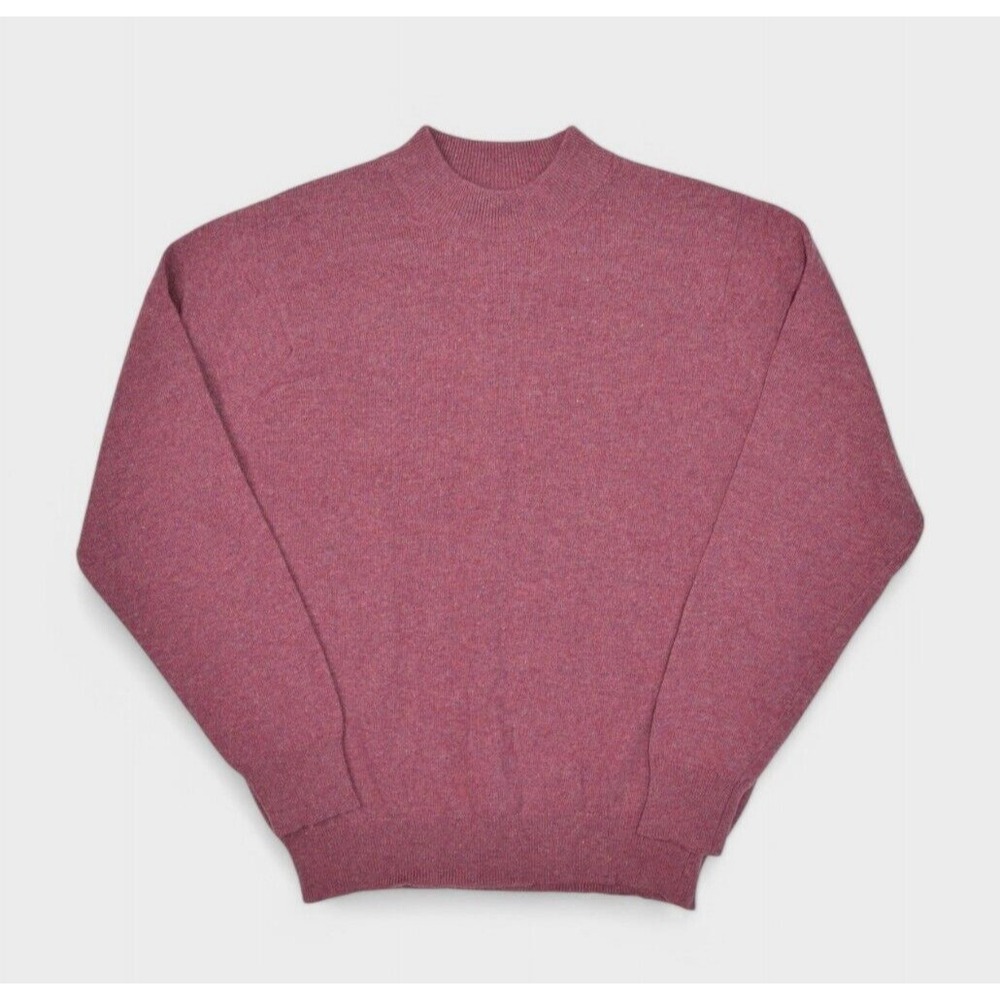 Vintage Andrew Stewart Purple Shetland Wool Pullover Sweater Womens Small